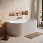 Ligbad Havana  170 x 80 x 58 cm Half Vrijstaand Bad wit, Doe-het-zelf en Bouw, Verzenden, Nieuw