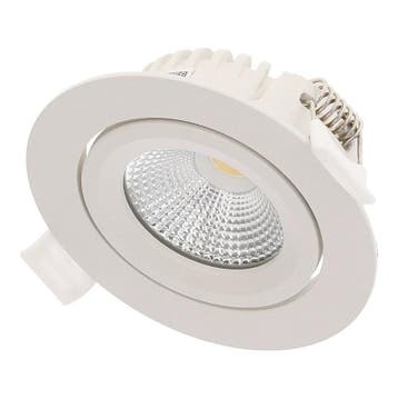 IP44 LED inbouwspot kantelbaar 5 Watt Dim to Warm, Tuin en Terras, Verzenden, Nieuw, Aluminium, Netvoeding