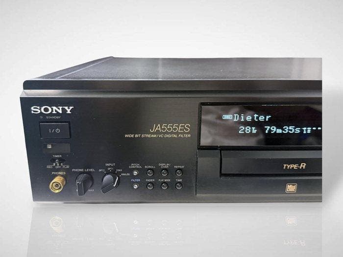 Sony - JA555ES Minidisc deck, TV, Hi-fi & Vidéo, Radios