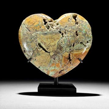 GEEN RESERVEPRIJS - Prachtig paar groene smithsoniet