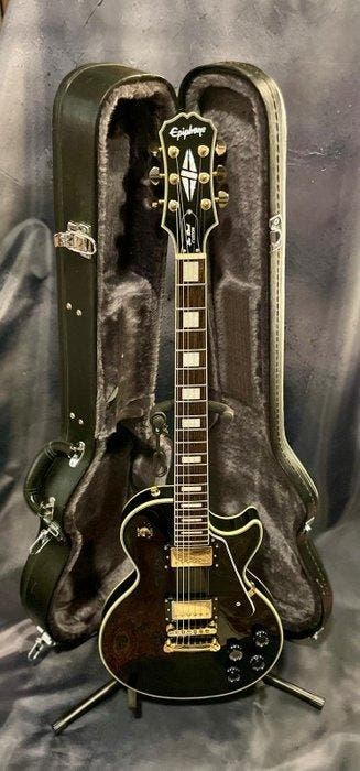 Epiphone - Les Paul Custom Ebony - - Elektrische gitaar, Musique & Instruments, Instruments à corde | Guitares | Acoustiques