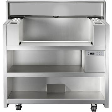 Kookstation | LiberoPro | RVS | 2 Kookunits | Stopcontacten, Verzenden, Nieuw in verpakking