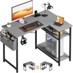 Bureau - Computertafel - Computerbureau - 110x80 cm - Grijs, Huis en Inrichting, Verzenden, Nieuw