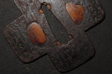 Katana - Fer forgé - C6-274 Kawarinari Tsuba - Japon -, Antiquités & Art
