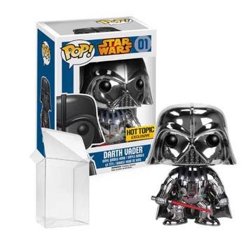 Funko Pop! Star Wars - Darth Vader #01 Hot Topic Chrome, Verzenden, Nieuw