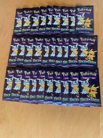 Pokémon - 30 Booster pack - Trick or Trade, Nieuw
