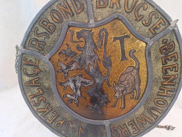 Brugse Beenhouwers en Spekslagers Bond - Reclamebord -