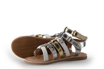Colors of California Sandalen Meisjes in maat 28 Zilver, Kinderen en Baby's, Kinderkleding | Schoenen en Sokken, Verzenden, Jongen of Meisje