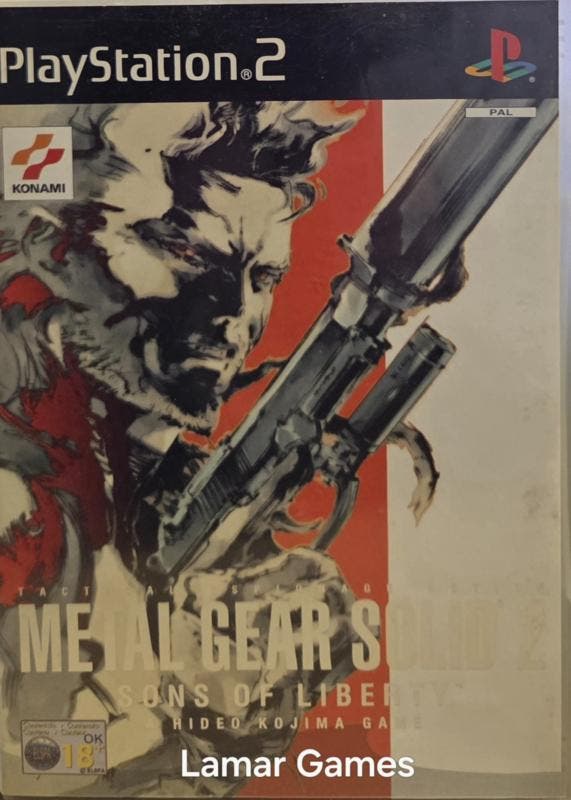 Metal Gear Solid 2 Sons of Liberty (PS2 Used Game), Games en Spelcomputers, Games | Sony PlayStation 2, Ophalen of Verzenden