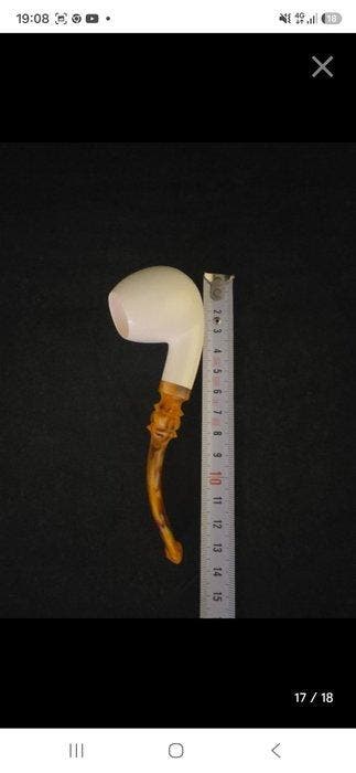 Sans prix de réserve - Pipe en écume de mer - Pierre (pierre, Collections
