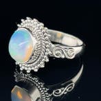 Zilver - Ring - Natuurlijke opaal