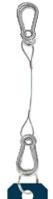 Zwarte staalkabel met lussen en krimpkous, Jardin & Terrasse, Jardin & Terrasse Autre, Envoi