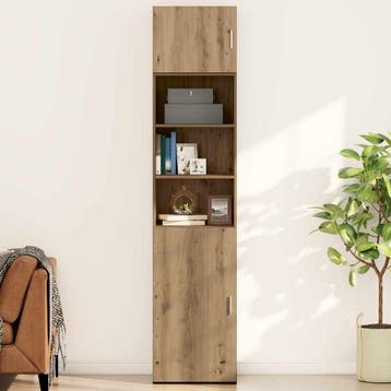 vidaXL Wandkast artisanaal eikenkleurig 50 x 42.5 x 40 cm, Verzenden, Nieuw