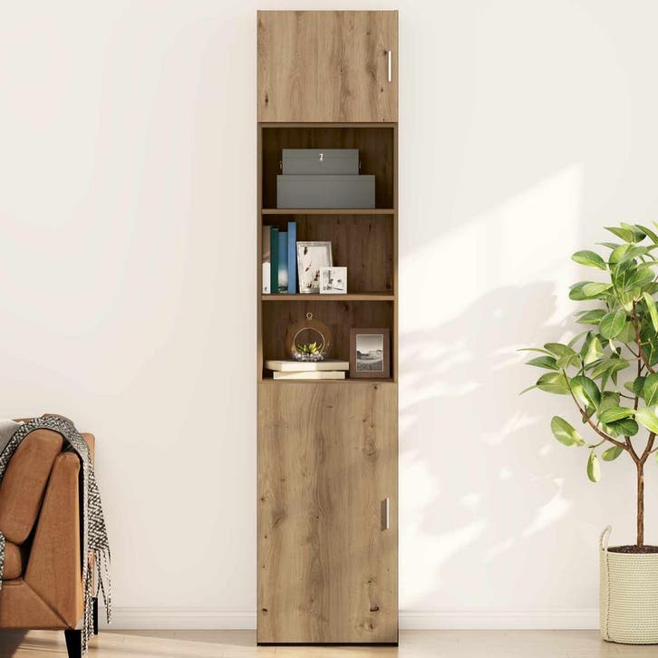 vidaXL Wandkast artisanaal eikenkleurig 50 x 42.5 x 40 cm, Huis en Inrichting, Kasten | Dressoirs, Nieuw, Verzenden