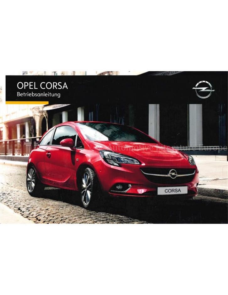 2015 OPEL CORSA INSTRUCTIEBOEKJE DUITS, Autos : Divers, Modes d'emploi & Notices d'utilisation