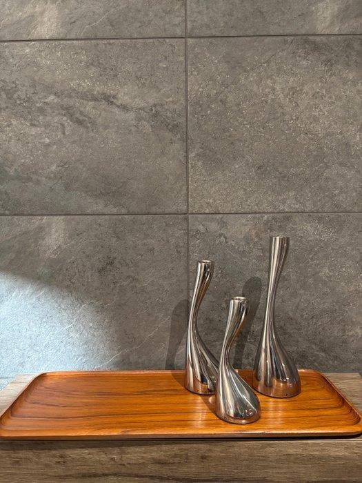 Nuance - Tafelmiddenstuk (4) - Teak - Middenstuk van de, Antiek en Kunst, Antiek | Meubels | Stoelen en Sofa's