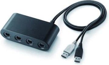 Gamecube Controller Adapter voor Wii U & Switch (Third Pa..., Ophalen of Verzenden, Zo goed als nieuw