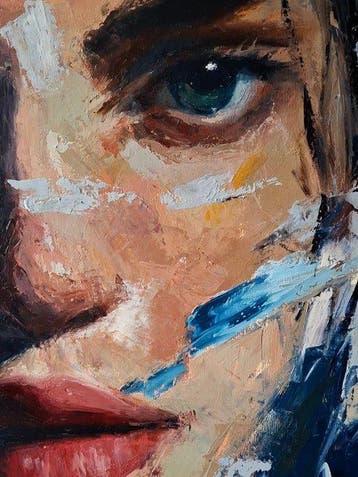 Roxana Hypta - Fragments of Her I, Antiek en Kunst