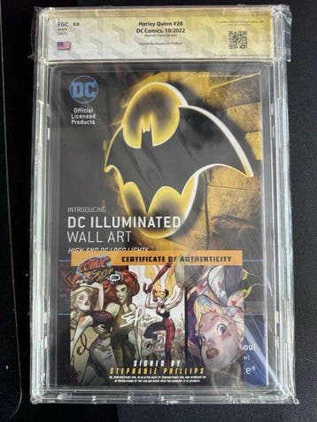 Harley Quinn #20 - EGC 9.8 - 1 Signed graded comic - Eerste, Boeken, Nieuw