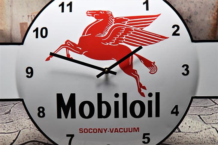 Emaille Klok Mobiloil, Collections, Marques & Objets publicitaires, Envoi