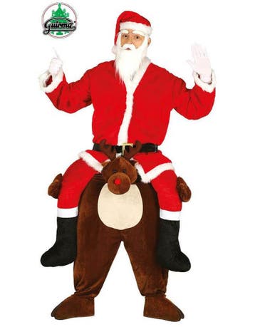 Carry me rendier met kerstman, Ophalen of Verzenden, Nieuw