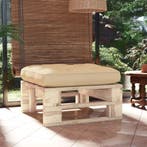 vidaXL Tuinhocker pallet geïmpregneerd grenenhout, Tuin en Terras, Verzenden, Nieuw