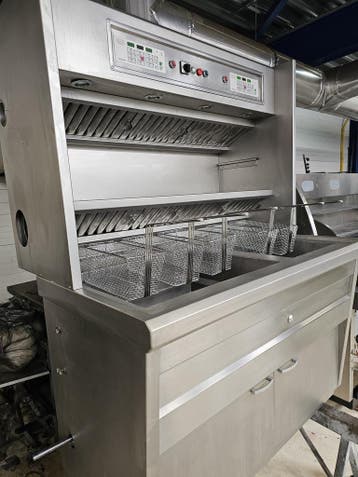 Gereviseerde Florigo bakwand friteuse 1x3M 1x2M Hoog rendeme, Ophalen of Verzenden, Nieuw in verpakking