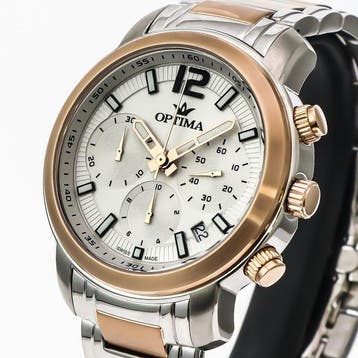 Optima - Swiss Made Chronograph - OSC399-SR-1 - Sans prix de, Nieuw