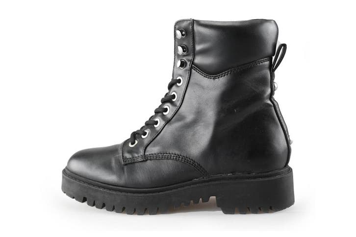 Guess Veterboots in maat 37 Zwart, Kleding | Dames, Schoenen, Zwart, Zo goed als nieuw, Overige typen, Verzenden