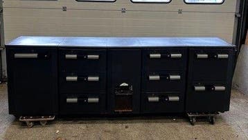 Gamko Euro-line, Barkoeling, Koeling, Koelwerkbank, 265cm,
