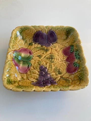 Sarreguemines - Dessertservies (10) - Keramiek - Barbotines