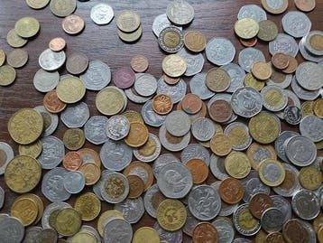 Afrika, Mauritanië. 4kgs of African coins (Zonder