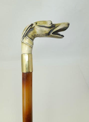 Wandelstok - Bamboe, Messing, Hars