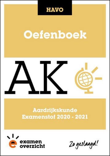 ExamenOverzicht - Oefenboek Aardrijkskunde HAVO, Verzenden, Gelezen, ExamenOverzicht