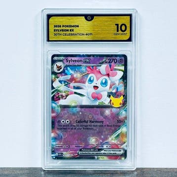Pokémon Graded card - Sylveon ex 071- 30th Anniversary –