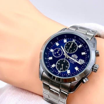 Orient - neo 70s chronograph Blue Dial - Zonder