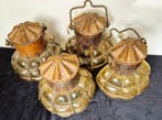 Ships lamp (4) - Koper, Glas