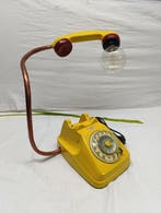 Tafellamp - Plastic, Staal, Koper - Vintage