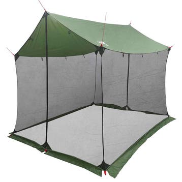 vidaXL Campingzeil met netwanden Groen 270 x 210 x 210 cm, Caravans en Kamperen, Tenten, Verzenden, Nieuw
