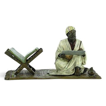 Franz Xaver Bergman - after - sculptuur, Quran Scribe - 20, Antiek en Kunst