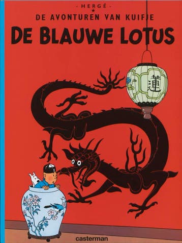 De blauwe lotus / Kuifje / 04 9789030325109 Hergé, Verzenden, Gelezen, Hergé