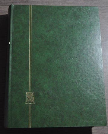 Accessoires - 4 lege dikke DAVO Nero stockboeken met zwarte, Postzegels en Munten, Gestempeld