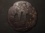 fer forgé - Daito Enmadaio Tsuba : C5-542 - Japon - Période