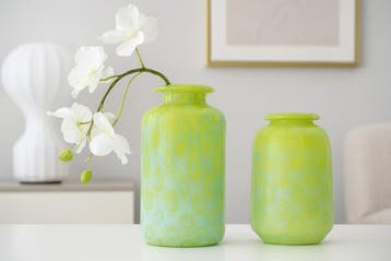 Cloudnola - Vase - Ensemble de 2 vases en verre soufflé à la