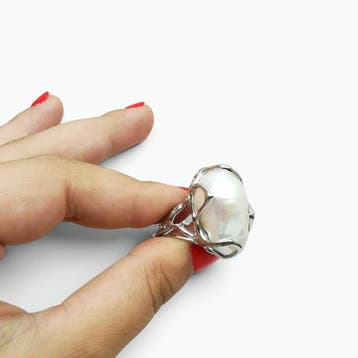 Parel - Argento 925 - Ring - perla edison