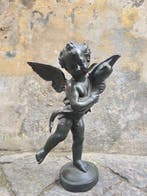 Fontein - 20e eeuw - Putto met dolfijn van Andrea del