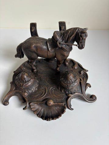 Inktpot - Equestrisch - Regule ( zwaar zink legering)