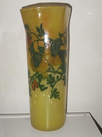 François Théodore Legras (1839-1916)- vase émaillé