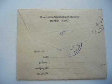 Cartes et correspondances d un militaire des camps Allemands, Gelopen