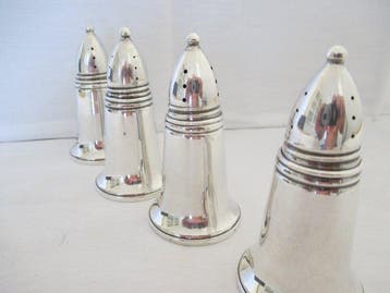 Zout- en pepervaatjes (4) - .925 zilver
